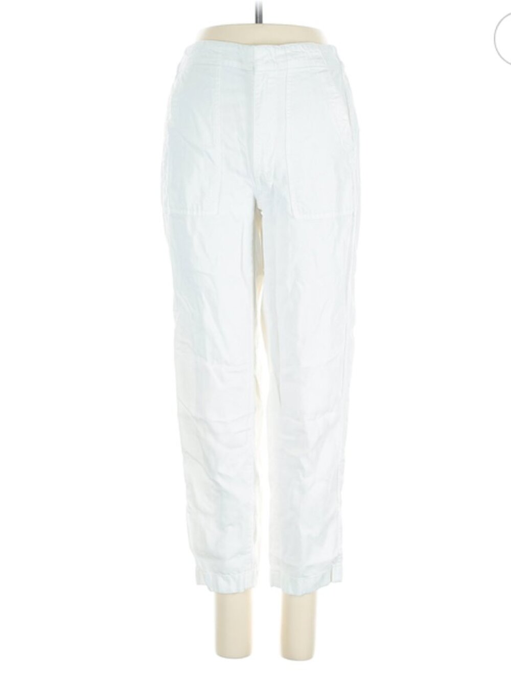 J.Crew White Straight leg Casual pants